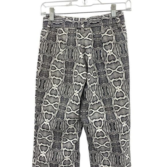 I AM GIA Faux Leather Animal Pattern Pants Small High Waist Grunge Indie Sleeze - Picture 6 of 11